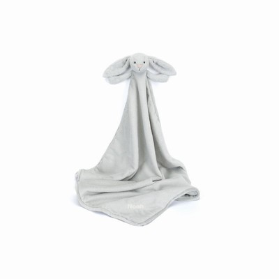 Jellycat Bashful Silver Bunny Blankets Australia | 186243KOA